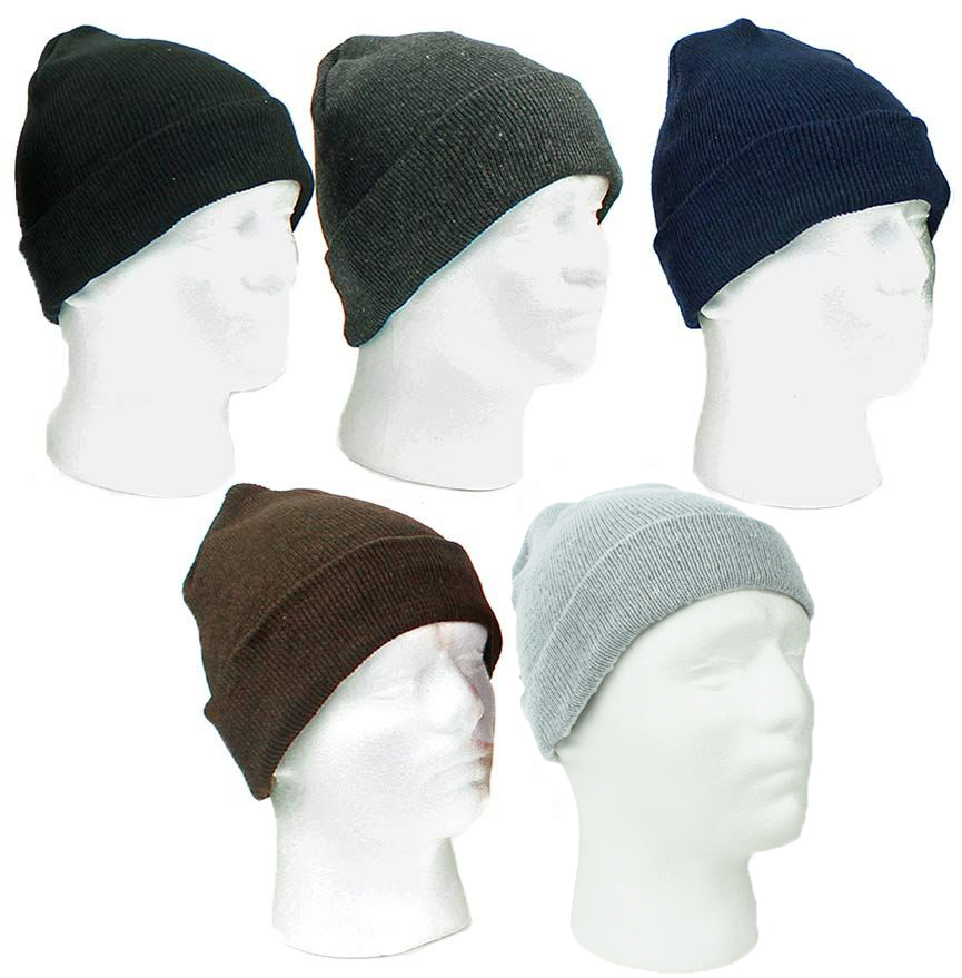 Adult & Children's Cuffed Winter Knit HATs Combo Pack